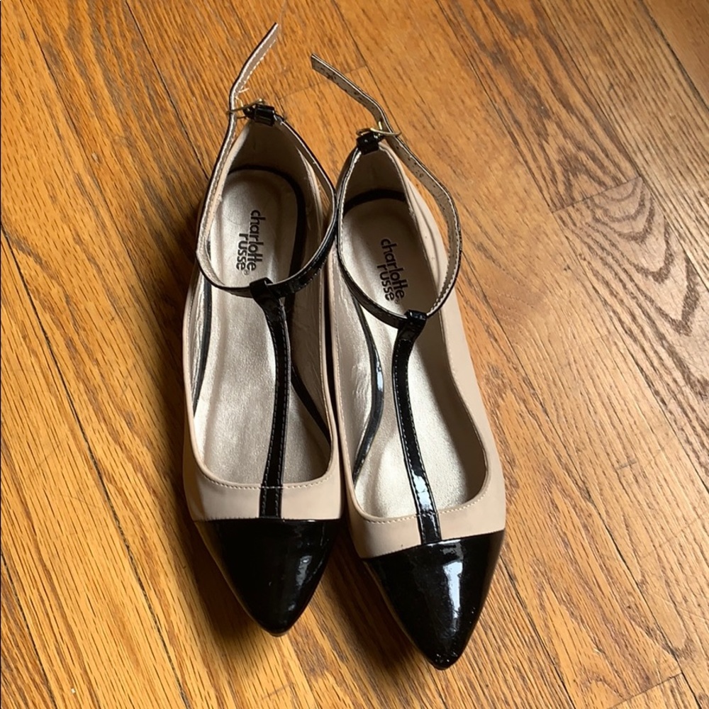 Charlotte Russe color block flats
